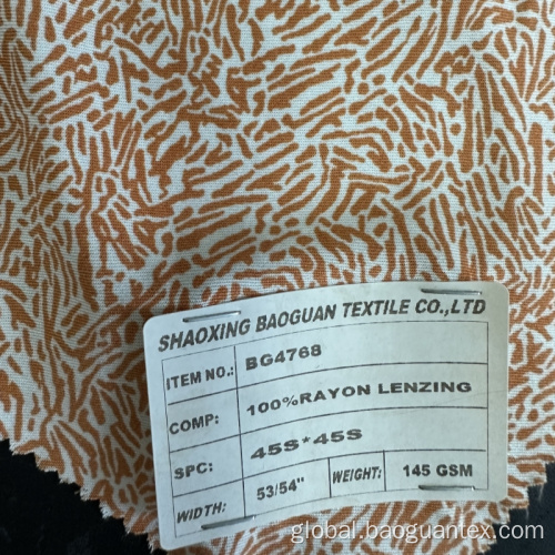 Durable Breathable 100% Rayon Lenzing Fabric